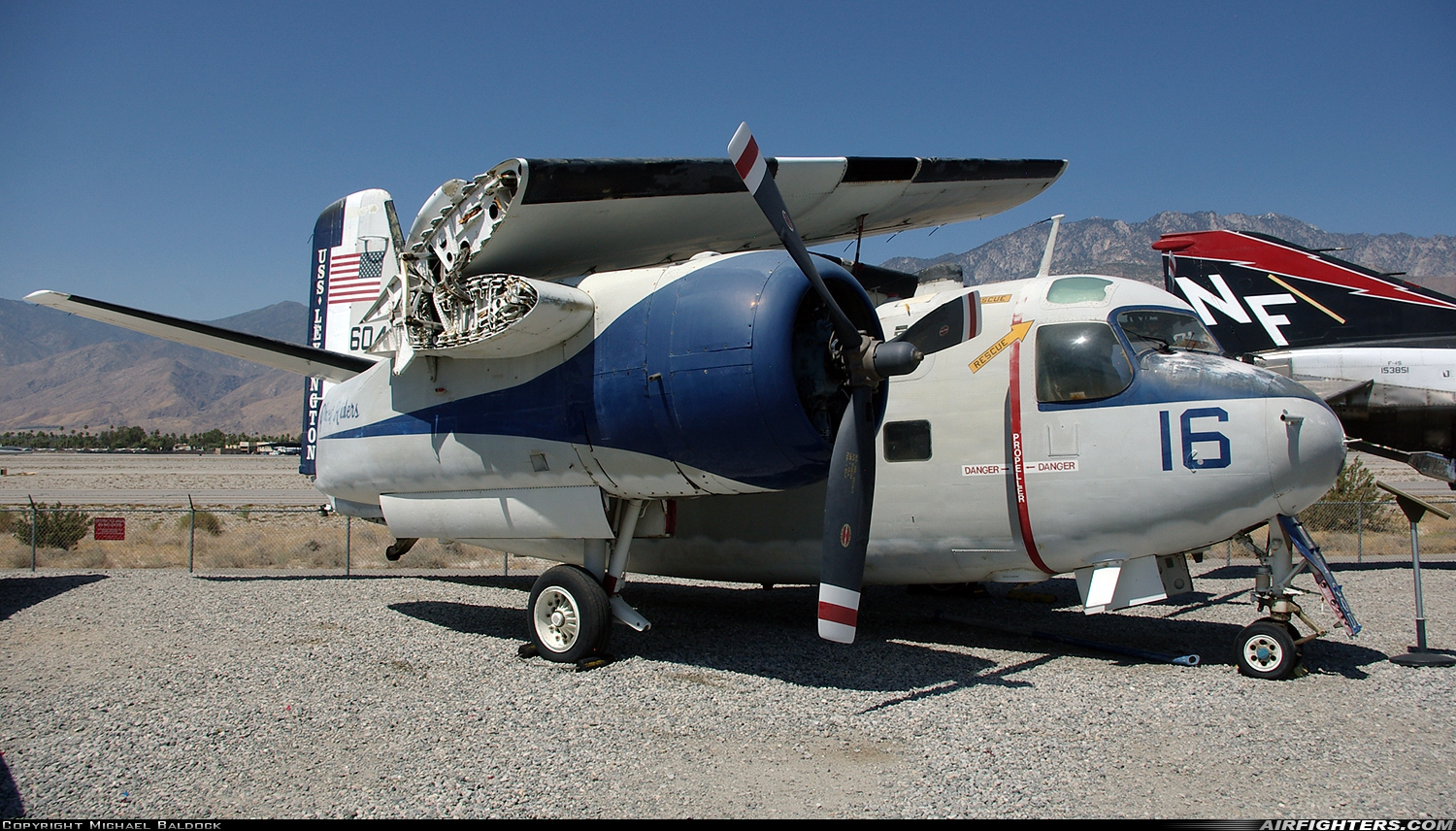 USA - Navy Grumman C-1A Trader 146048 at Palm Springs - Int. (Regional / Municipal) (PSP / KPSP), USA