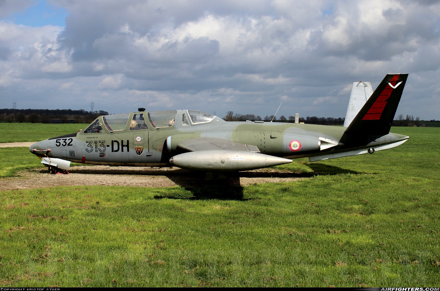 France - Air Force Fouga CM-170 Magister 532 at Pont-a-Celles - Buzet (EBBZ), Belgium