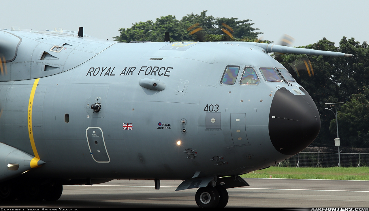 UK - Air Force Airbus Atlas C1 (A400M-180) ZM403 at Jakarta - Halim Perdanakusumah (HLP / WIHH), Indonesia