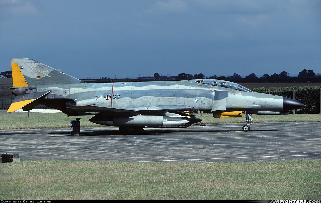 Germany - Air Force McDonnell Douglas F-4F Phantom II 37+37 at Waddington (WTN / EGXW), UK
