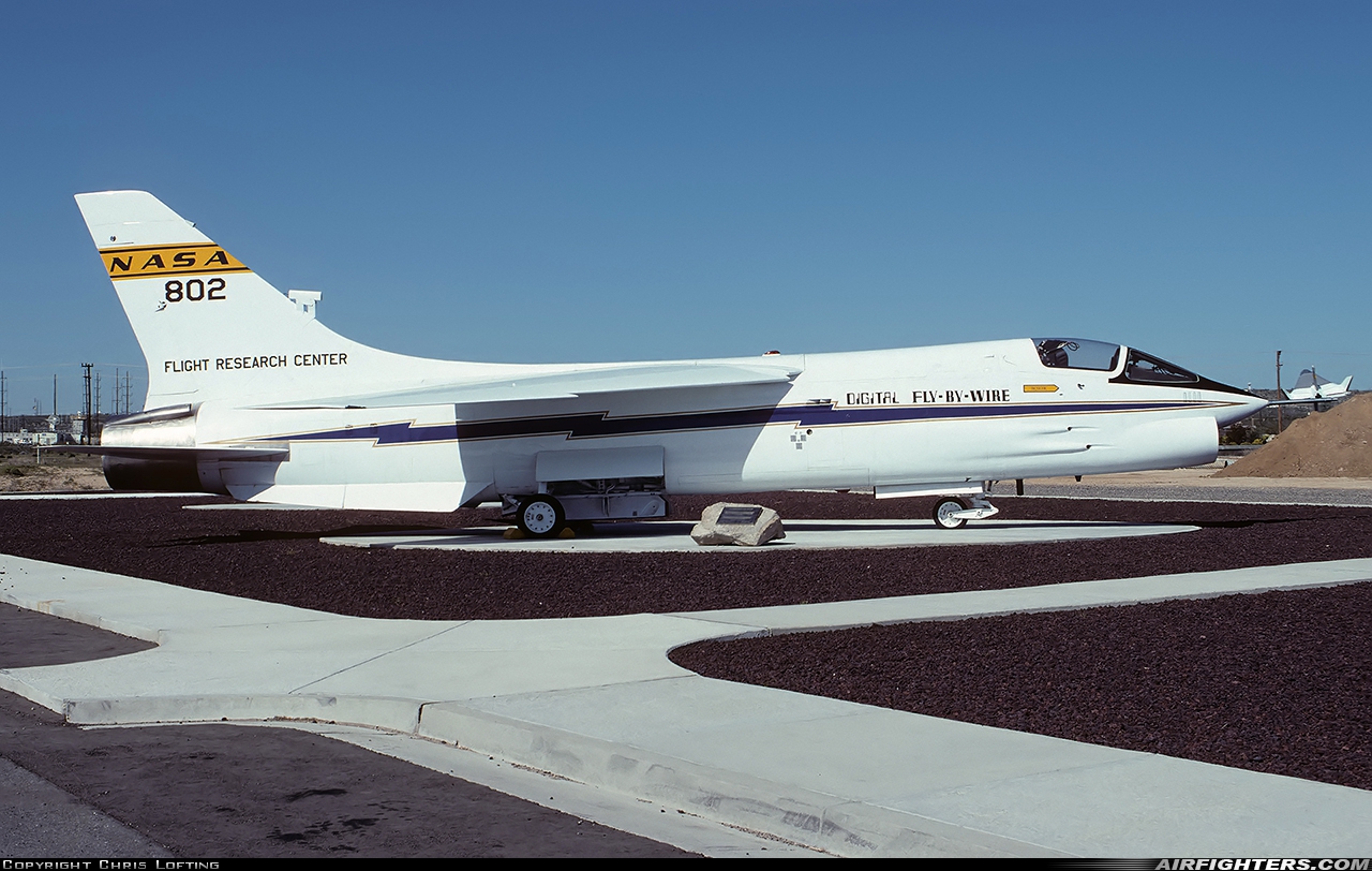 USA - NASA Vought F-8C Crusader N802NA at Edwards - AFB (EDW / KEDW), USA