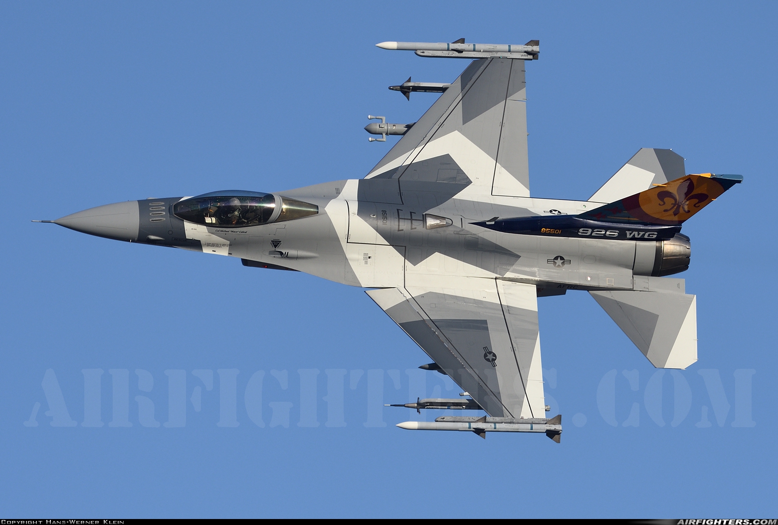 USA - Air Force General Dynamics F-16C Fighting Falcon 85-1501 at Las Vegas - Nellis AFB (LSV / KLSV), USA