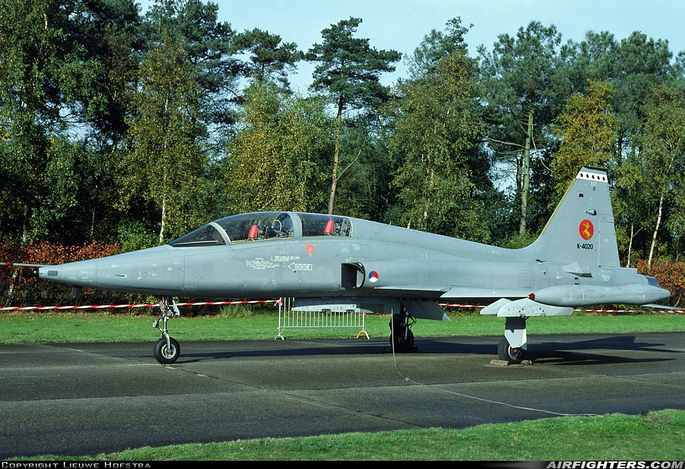 Netherlands - Air Force Canadair NF-5B (CL-226) K-4020 at Bergen op Zoom - Woensdrecht (WOE / BZM / EHWO), Netherlands