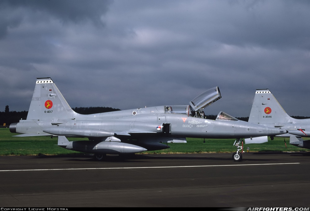 Netherlands - Air Force Canadair NF-5B (CL-226) K-4017 at Uden - Volkel (UDE / EHVK), Netherlands