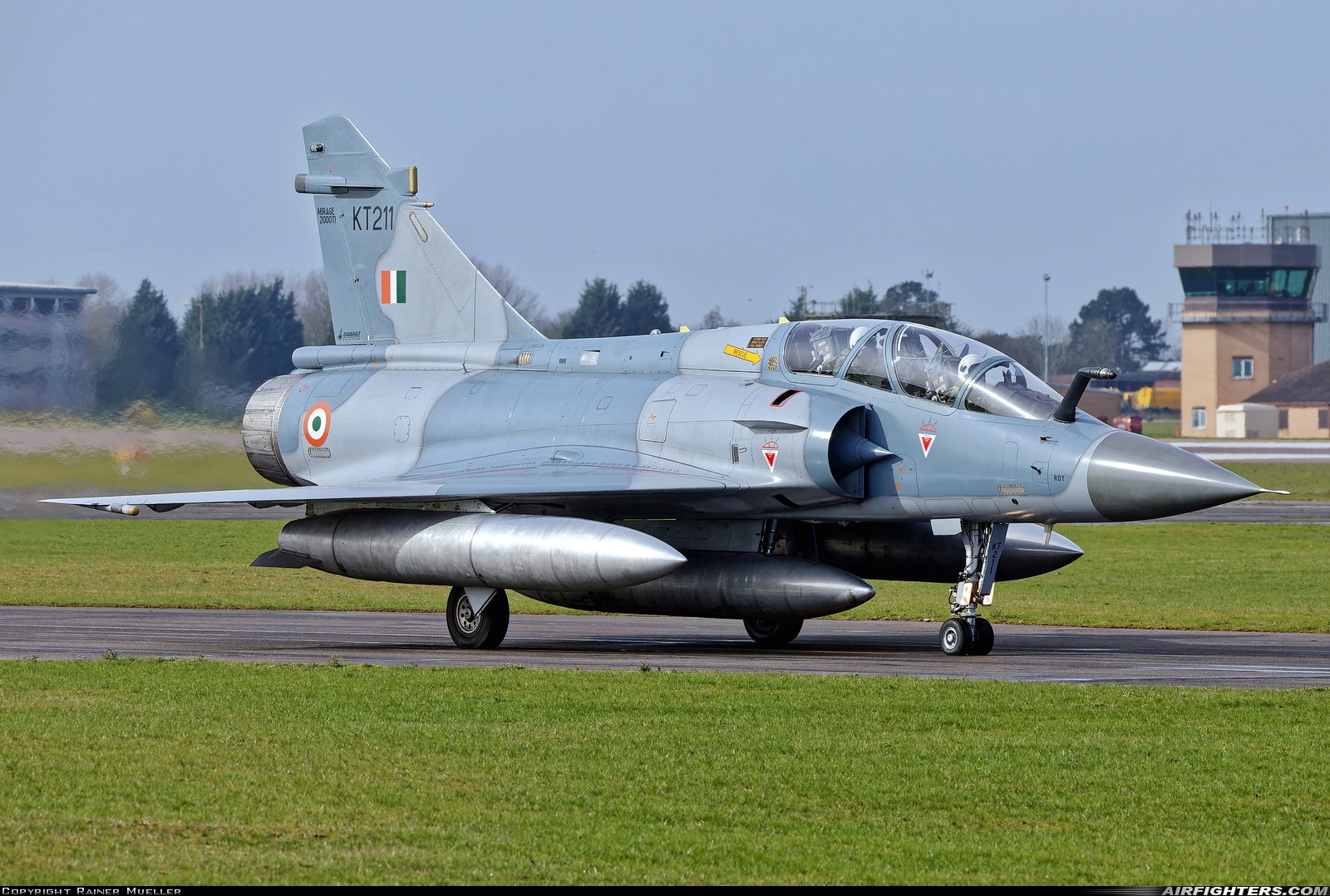 India - Air Force Dassault Mirage 2000TI KT211 at Waddington (WTN / EGXW), UK