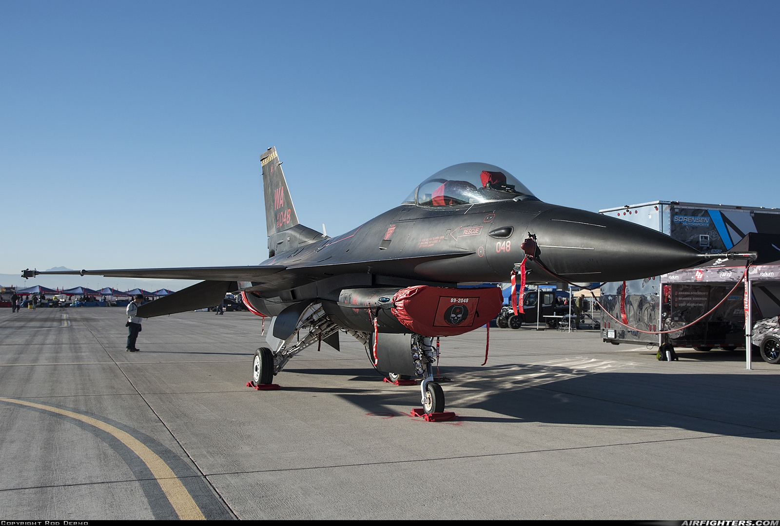 USA - Air Force General Dynamics F-16C Fighting Falcon 89-2048 at Las Vegas - Nellis AFB (LSV / KLSV), USA