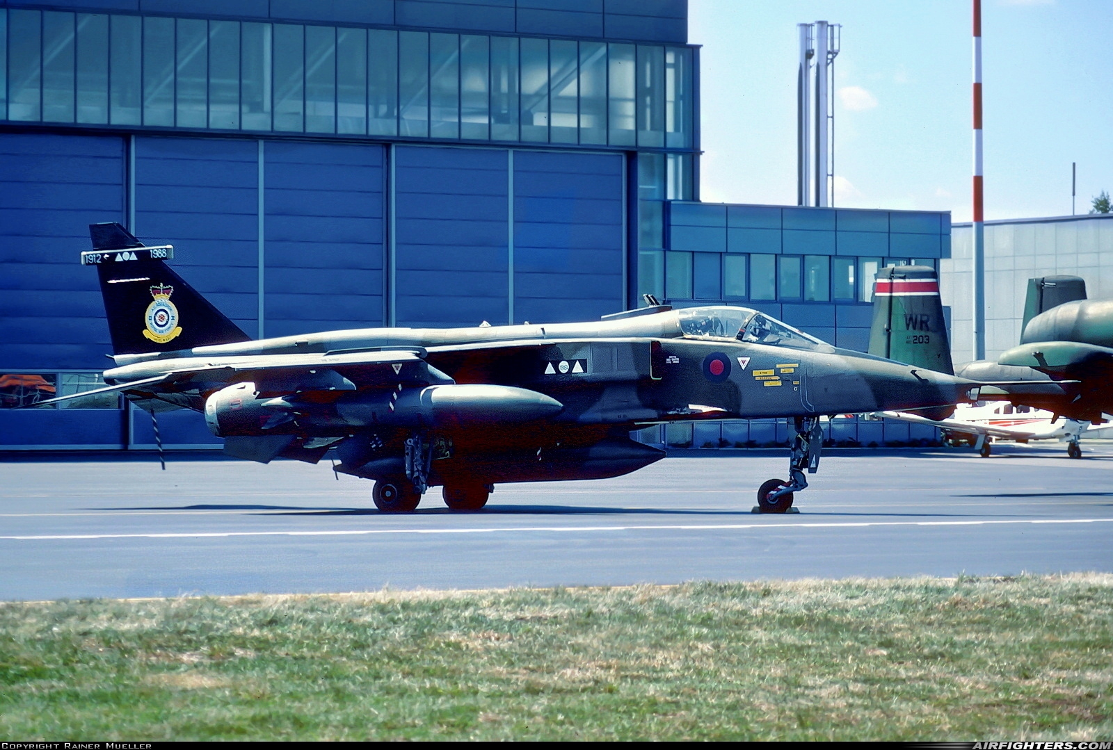 UK - Air Force Sepecat Jaguar GR3A XZ104 at Munster / Osnabruck (- Greven) (FMO / EDDG), Germany