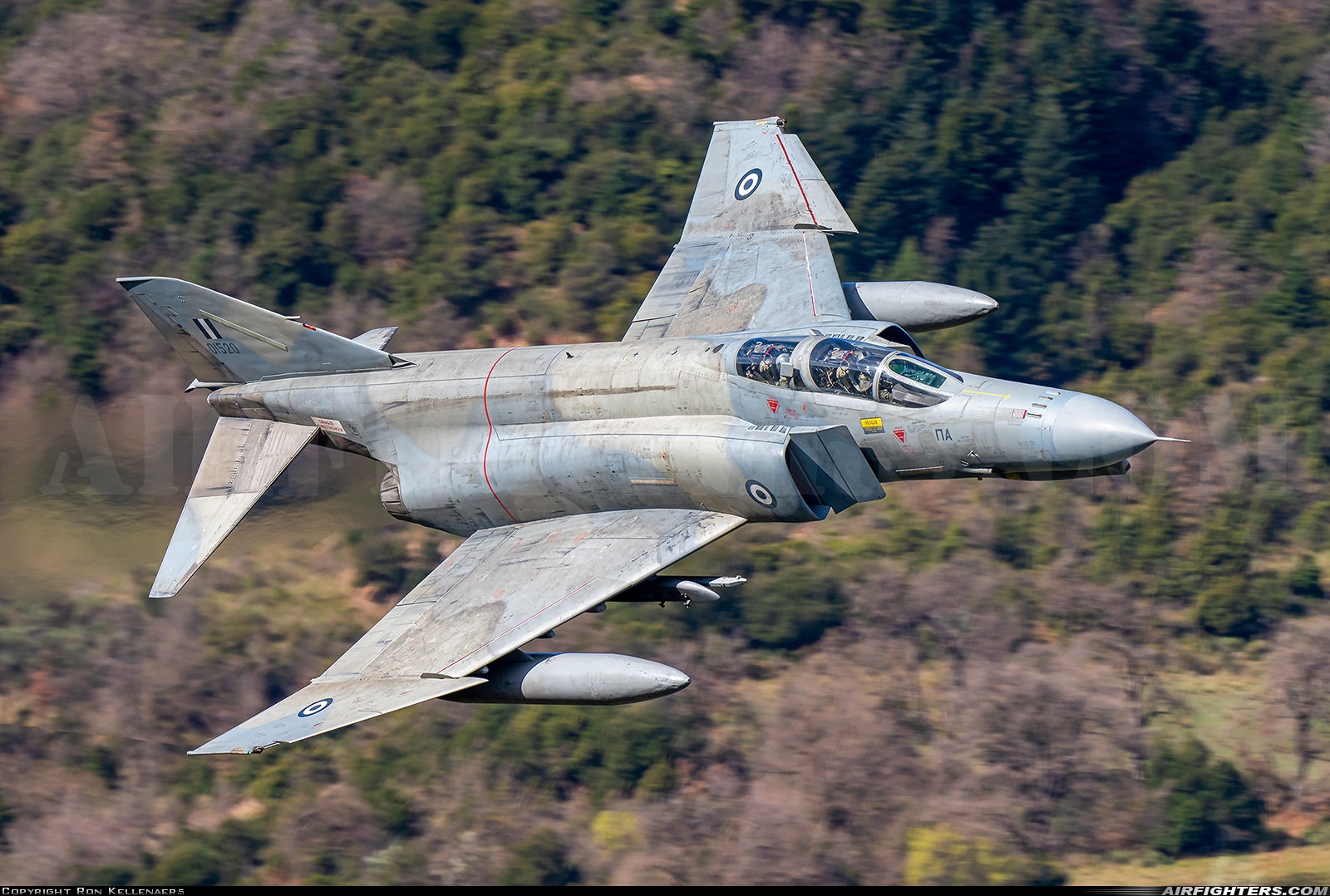 Greece - Air Force McDonnell Douglas F-4E AUP Phantom II 01520 at Off-Airport - Vouraikos Canyon, Greece