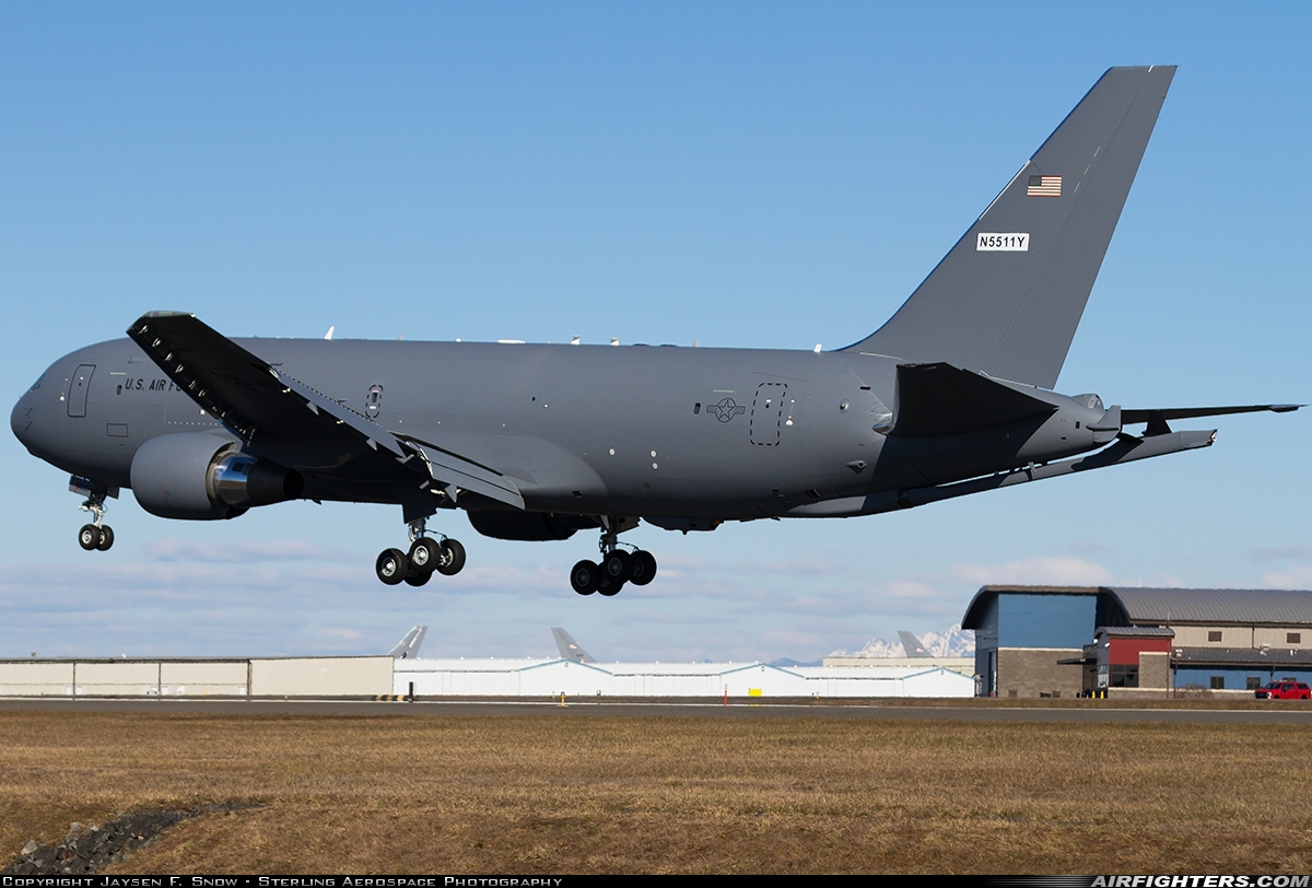 USA - Air Force Boeing KC-46A Pegasus (767-200LRF) N5511Y at Everett - Snohomish County / Paine Field (PAE / KPAE), USA