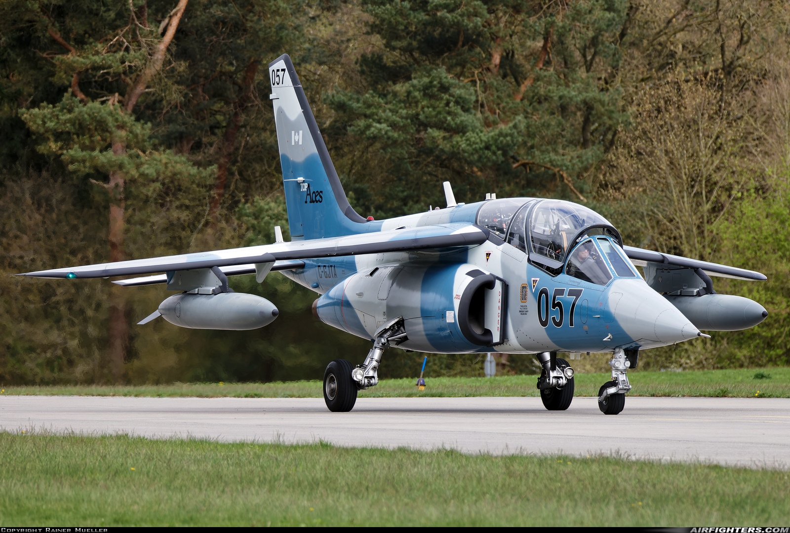 Company Owned - Top Aces (ATSI) Dassault/Dornier Alpha Jet A C-GJTA at Nordholz (- Cuxhaven) (NDZ / ETMN), Germany