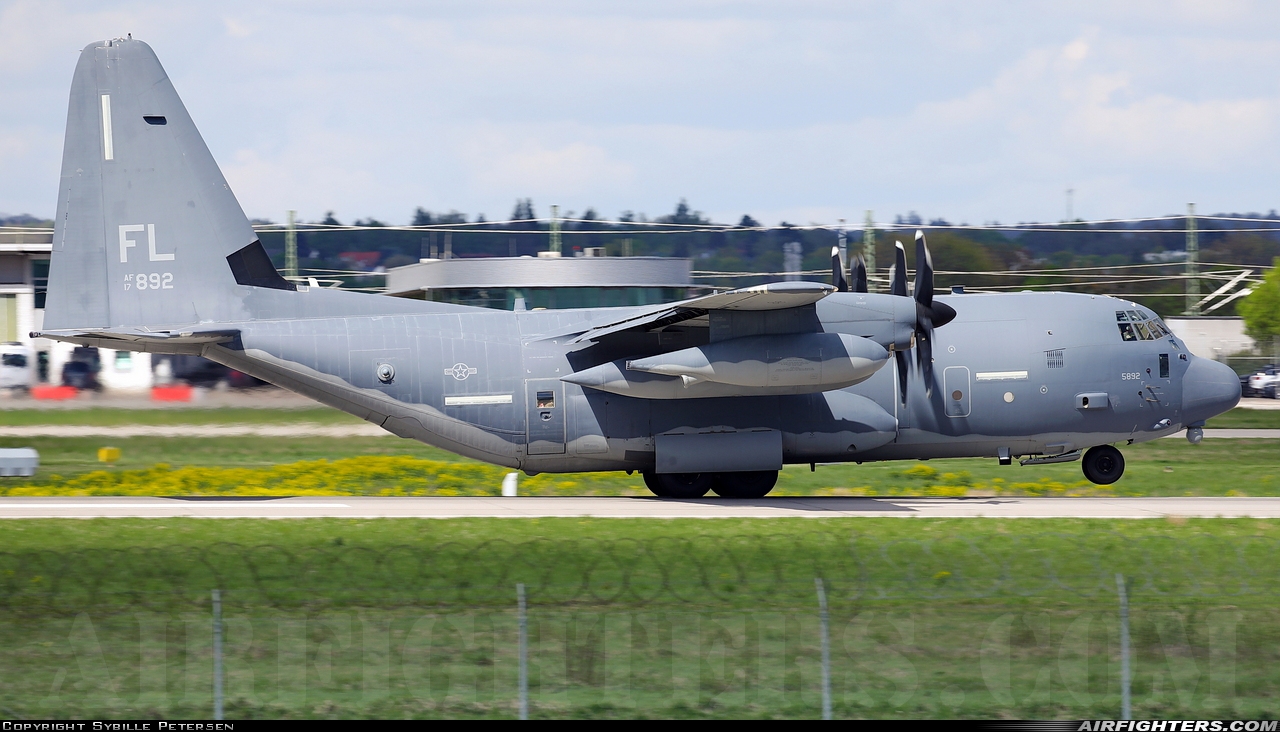 USA - Air Force Lockheed Martin HC-130J Hercules (L-382) 17-5892 at Stuttgart (- Echterdingen) (STR / EDDS), Germany