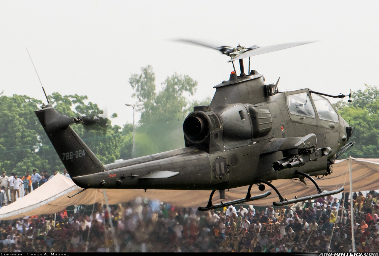 Pakistan - Army Bell AH-1F Cobra (209) 786-024 at Off-Airport - Lahore, Pakistan