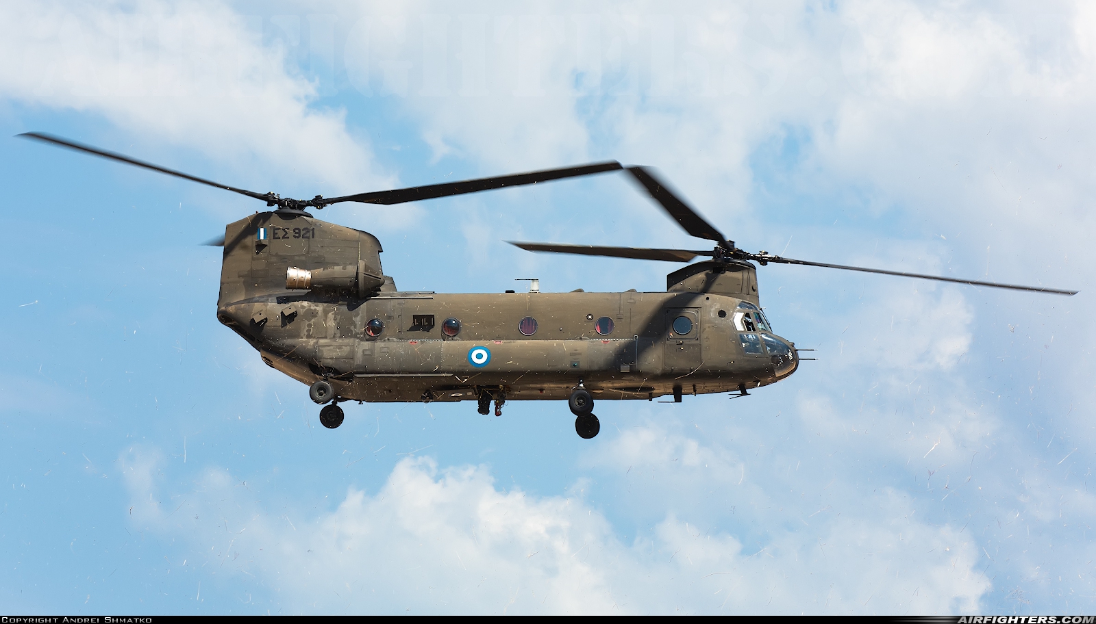 Greece - Army Boeing Vertol CH-47D Chinook ES921 at Tanagra (LGTG), Greece