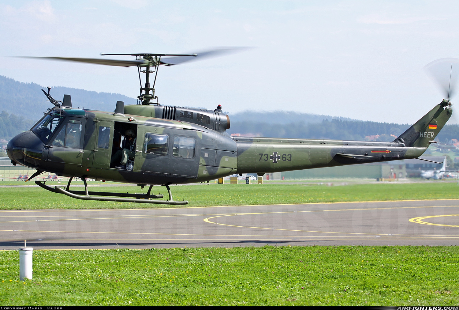 Germany - Army Bell UH-1D Iroquois (205) 73+63 at Zeltweg (LOXZ), Austria