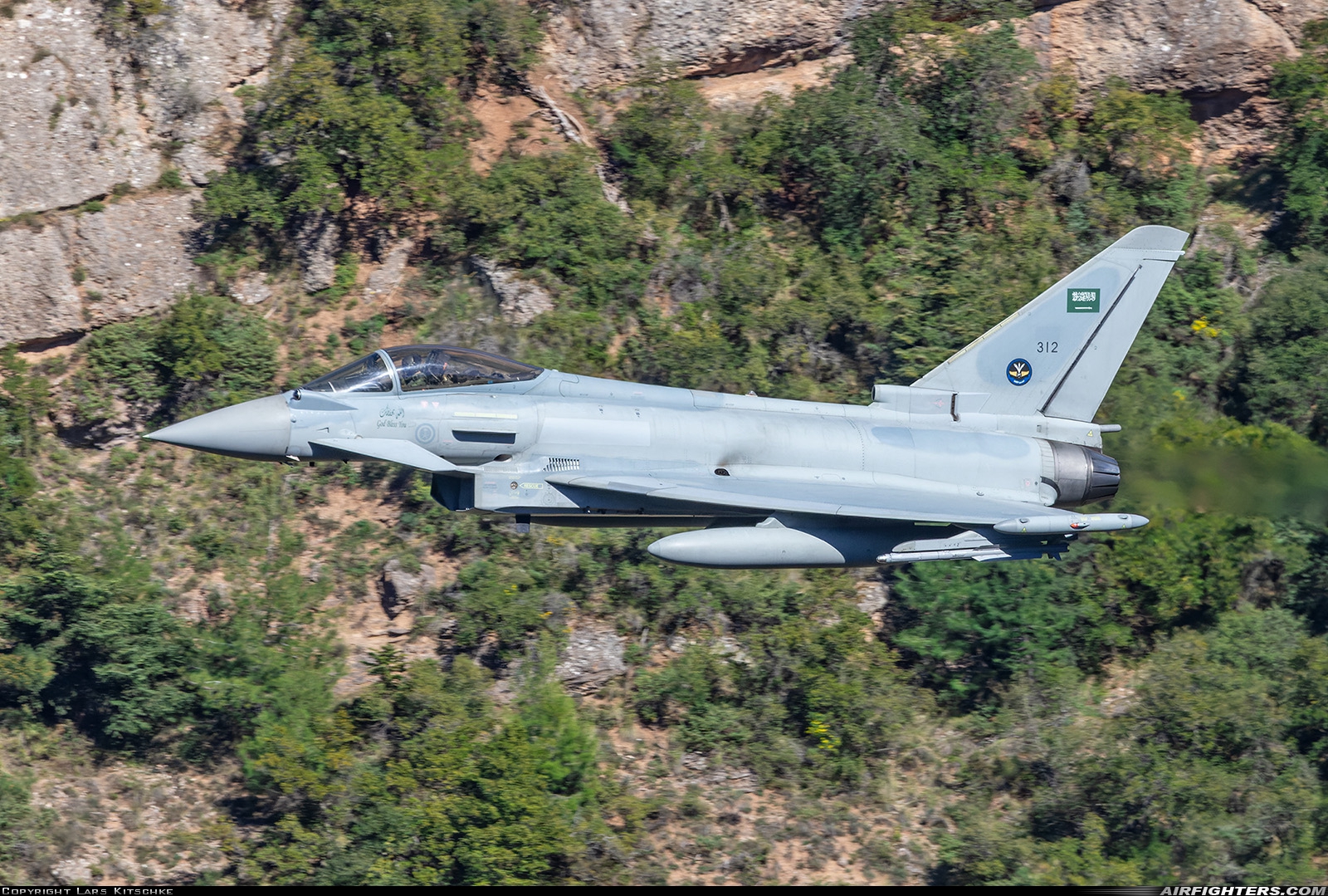 Saudi Arabia - Air Force Eurofighter Typhoon F2 312 at Off-Airport - Vouraikos Canyon, Greece