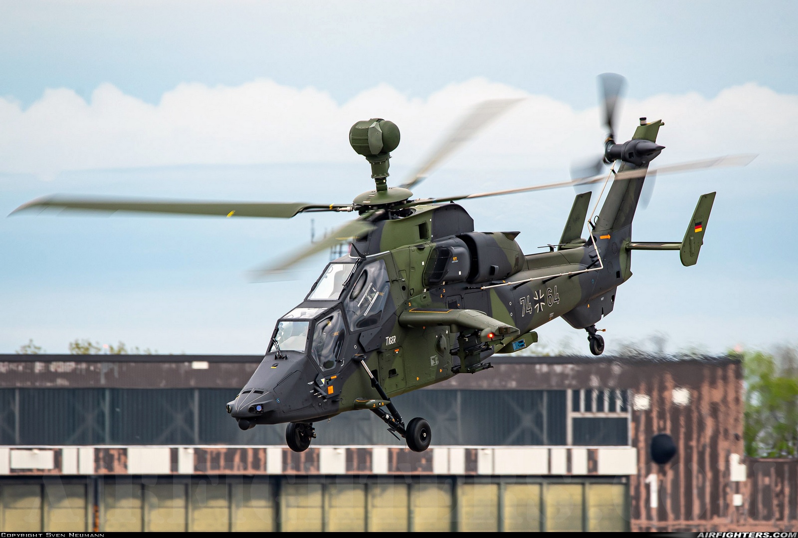 Germany - Army Eurocopter EC-665 Tiger UHT 74+64 at Wunstorf (ETNW), Germany