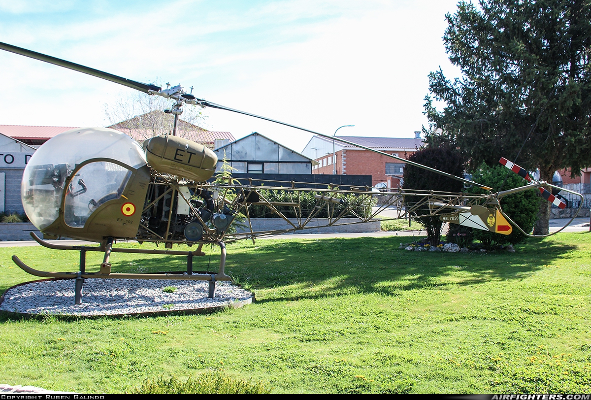Spain - Army Bell OH-13H Sioux HE.7B-20 at Madrid - Colmenar Viejo (LECV), Spain