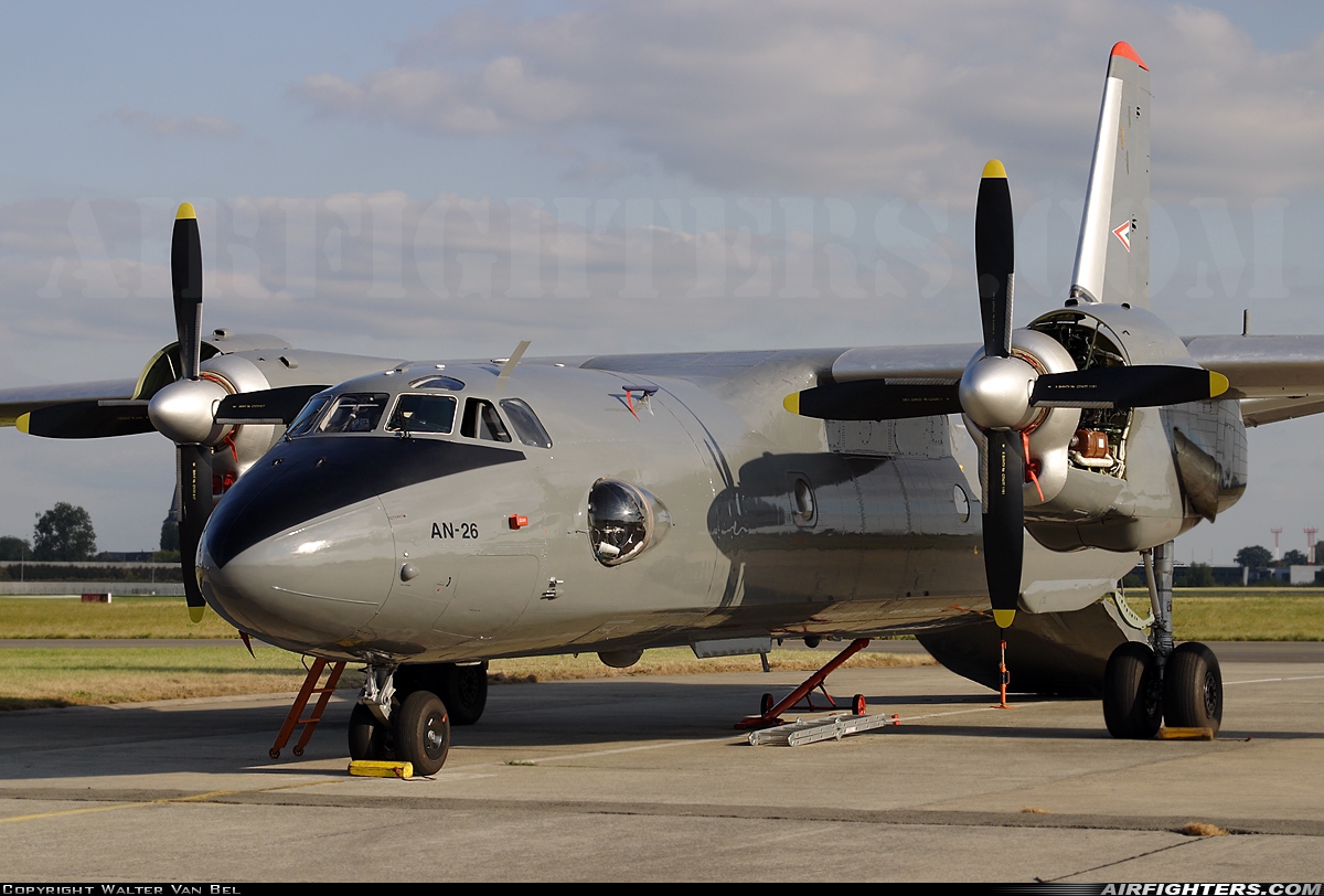 Hungary - Air Force Antonov An-26B 407 at Brussels - National (Zaventem) / Melsbroek (BRU / EBBR / EBMB), Belgium