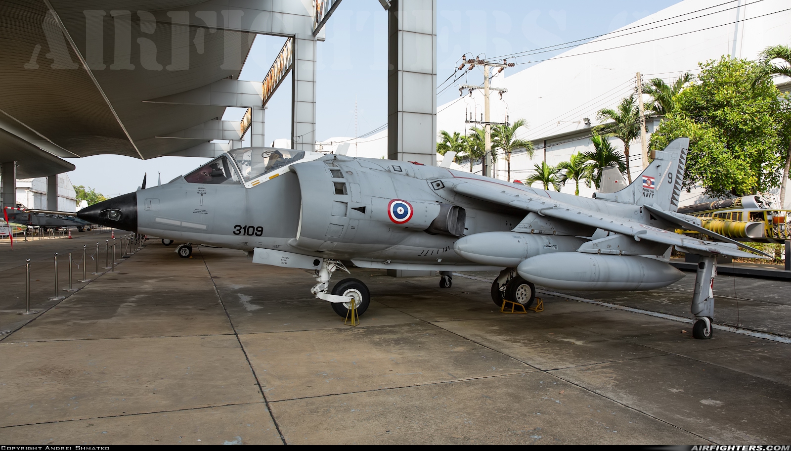 Thailand - Navy Hawker Siddeley AV-8A Harrier 3109 at Bangkok - Int. (Don Muang) (DMK / VTBD), Thailand