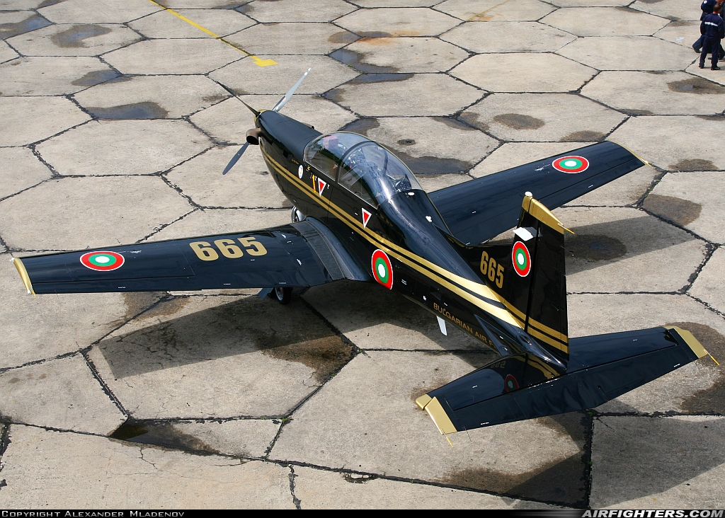 Bulgaria - Air Force Pilatus PC-9M 666 at Graf Ignatievo (LBPG), Bulgaria
