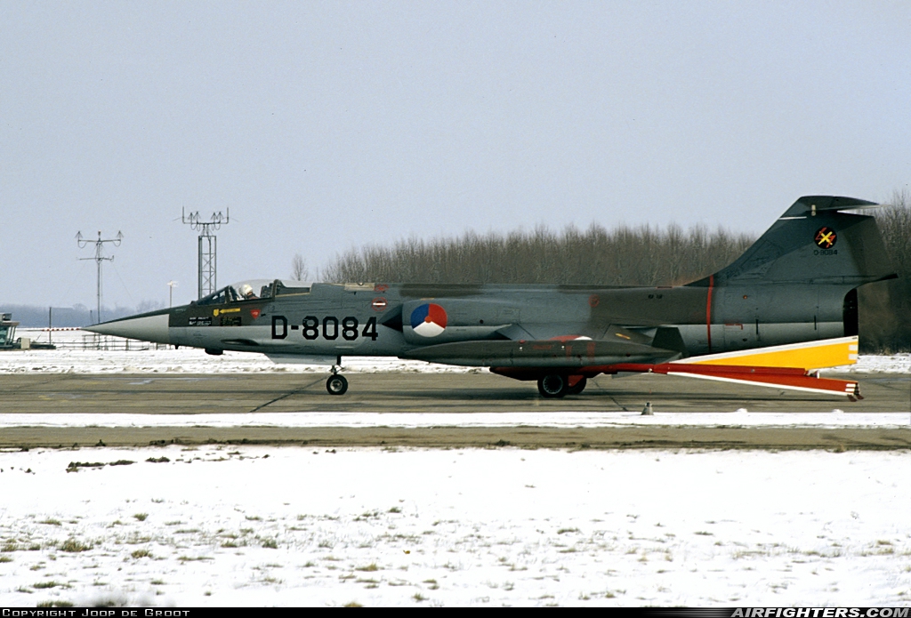 Netherlands - Air Force Lockheed F-104G Starfighter D-8084 at Leeuwarden (LWR / EHLW), Netherlands