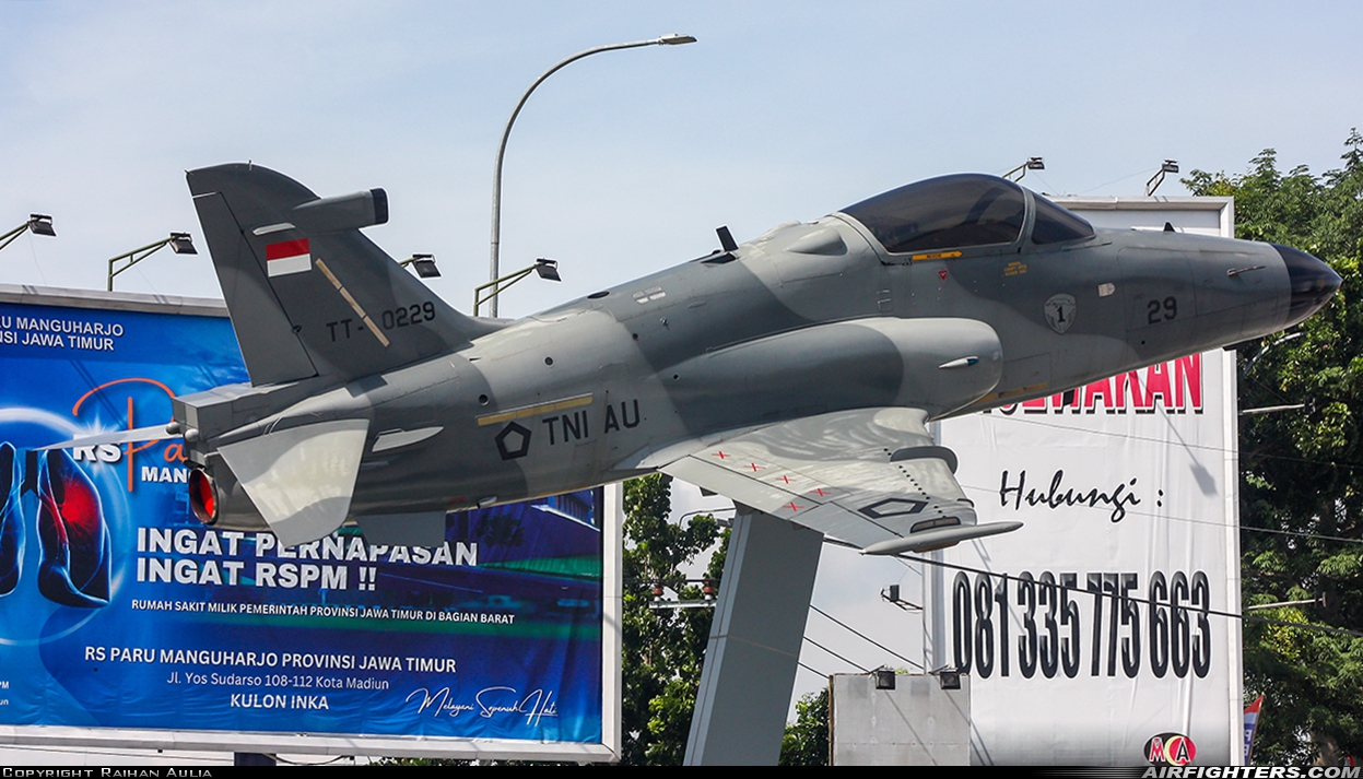 Indonesia - Air Force BAE Systems Hawk 209 TT-0229 at Off-Airport - Madiun, East Java, Indonesia