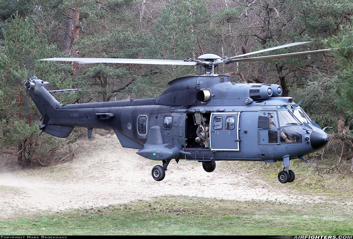 Netherlands - Air Force Aerospatiale AS-532U2 Cougar MkII S-454 at Off-Airport - Beekhuizerzand, Netherlands