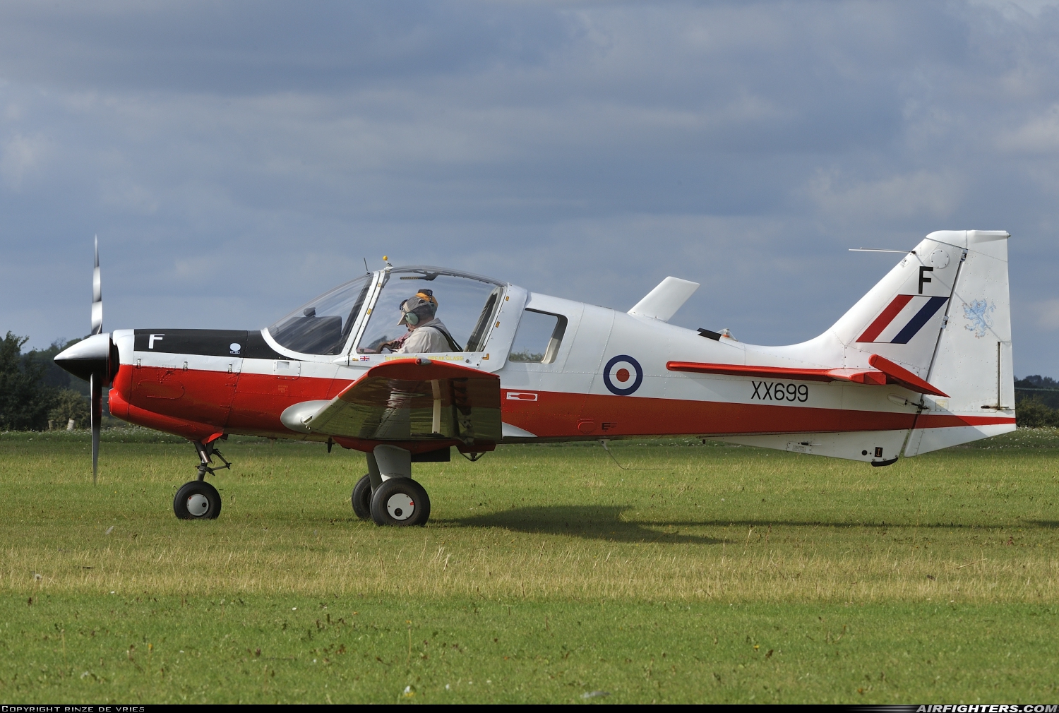 Private Scottish Aviation Bulldog T1 G-CBCV at Off-Airport - Rougham, UK