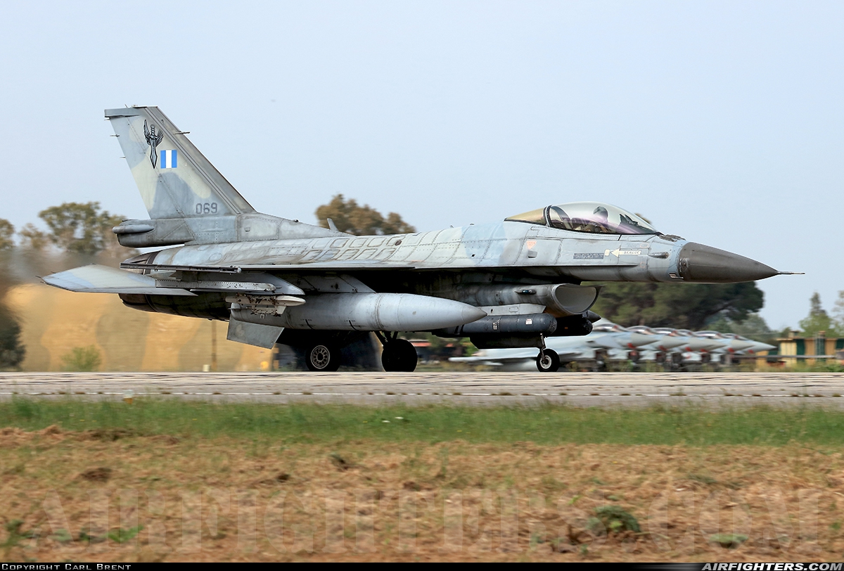 Greece - Air Force General Dynamics F-16C Fighting Falcon 069 at Andravida (Pyrgos -) (PYR / LGAD), Greece