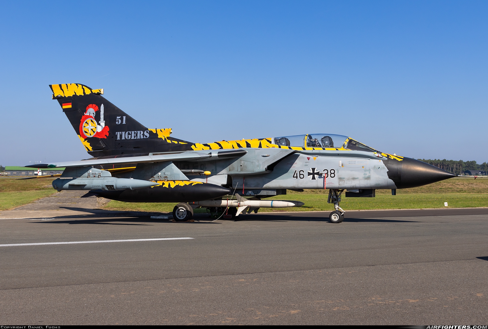 Germany - Air Force Panavia Tornado ECR 46+38 at Kleine Brogel (EBBL), Belgium