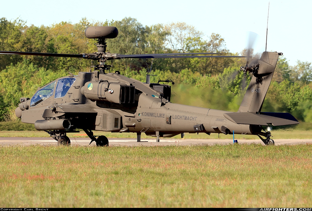 Netherlands - Air Force Boeing AH-64E Apache Guardian Q-40 at Breda - Gilze-Rijen (GLZ / EHGR), Netherlands