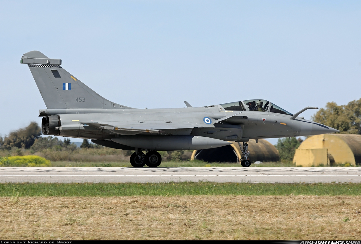 Greece - Air Force Dassault Rafale EG 453 at Andravida (Pyrgos -) (PYR / LGAD), Greece