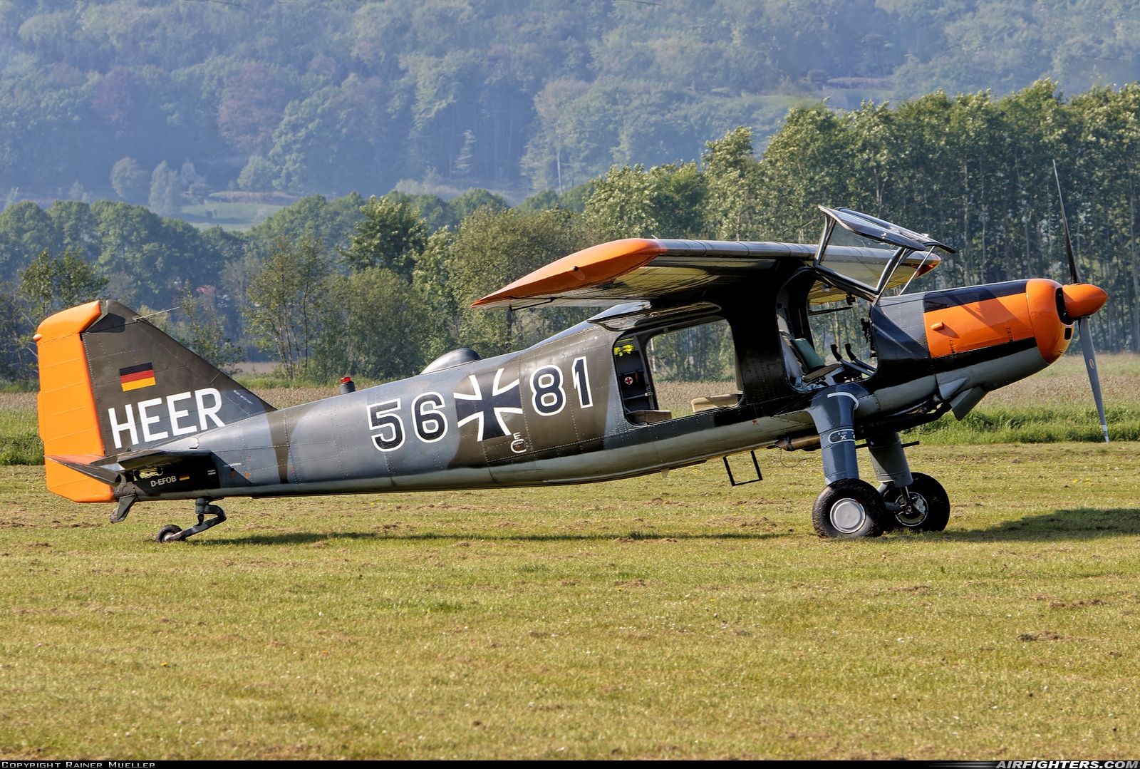 Private Dornier Do-27A4 D-EFOB at Bohmte-Bad Essen (EDXD), Germany