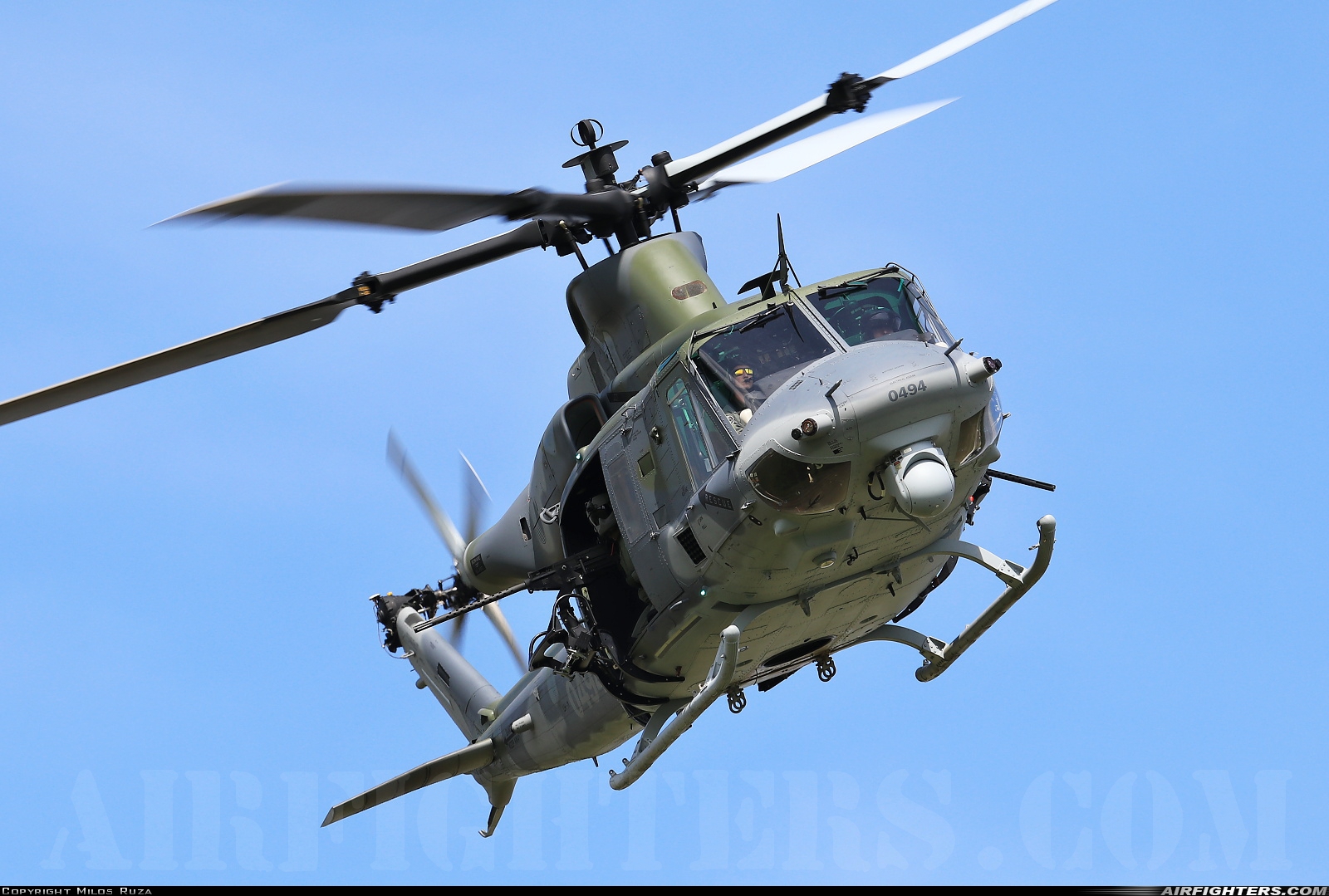 Czech Republic - Air Force Bell UH-1Y Venom 0494 at Namest nad Oslavou (LKNA), Czech Republic