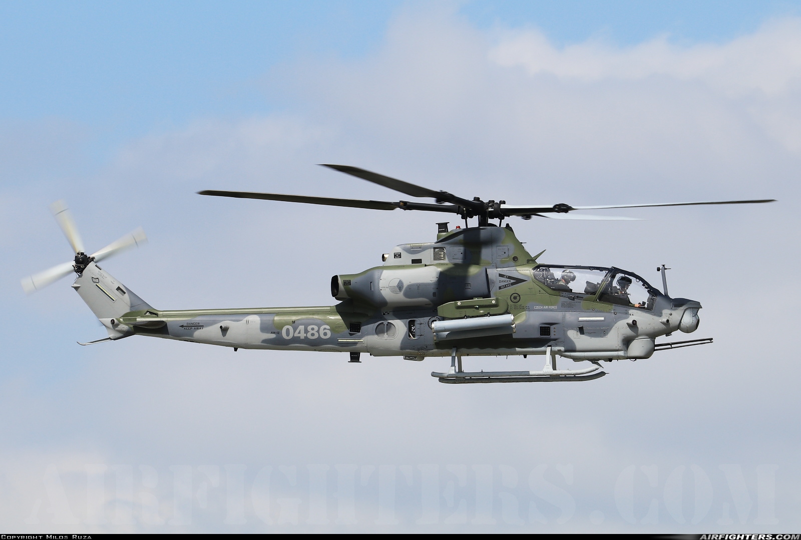 Czech Republic - Air Force Bell AH-1Z Viper 0486 at Namest nad Oslavou (LKNA), Czech Republic