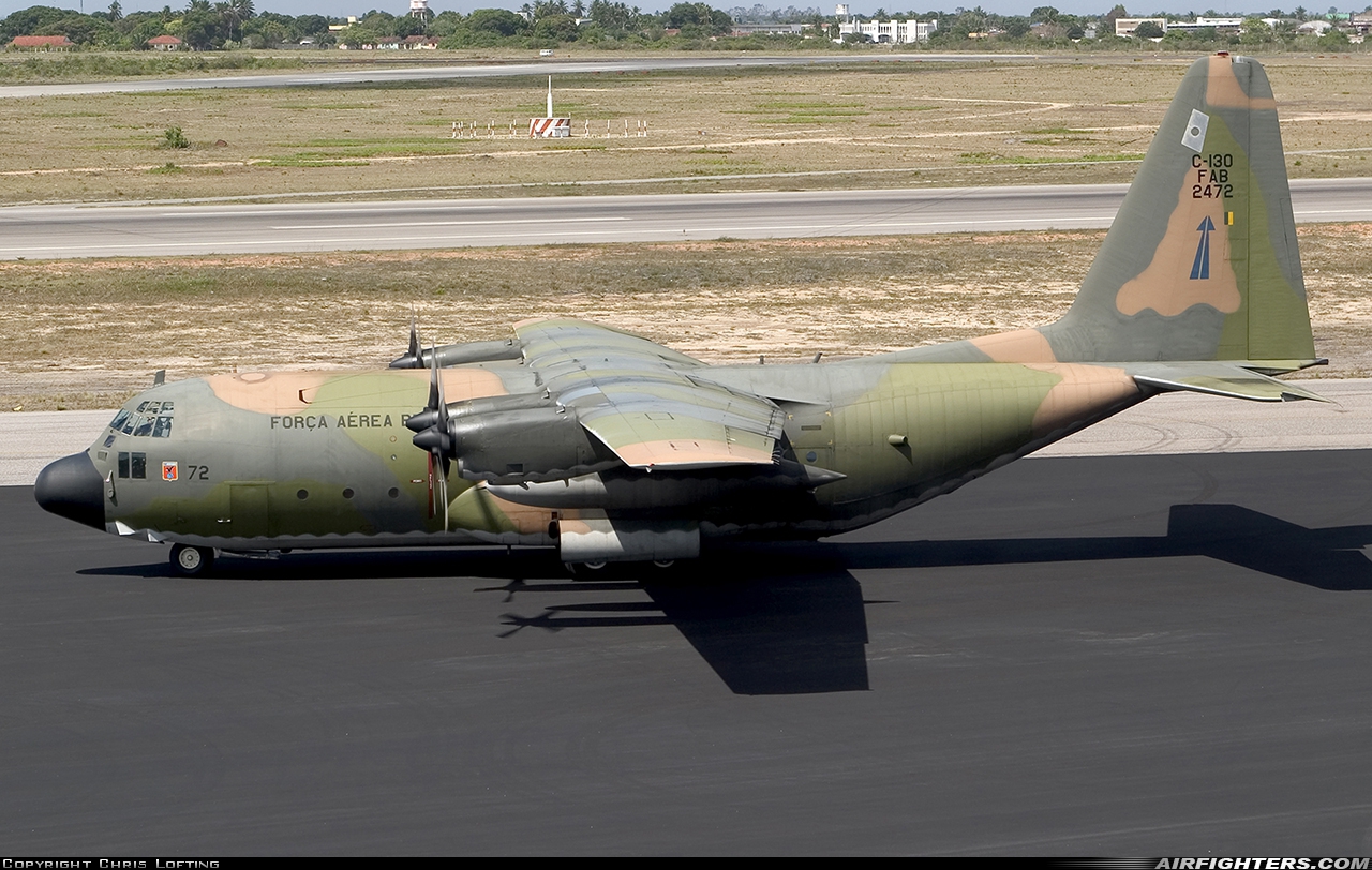 Brazil - Air Force Lockheed C-130H Hercules (L-382) 2472 at Natal - Augusto Severo (NAT / SBNT), Brazil