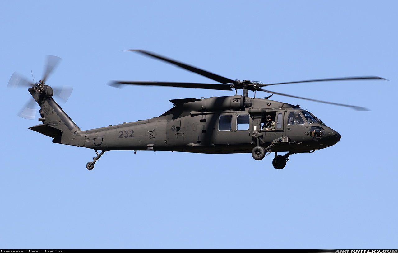 Croatia - Air Force Sikorsky UH-60M Black Hawk (S-70A) 232 at Zagreb - Pleso (ZAG / LDZA), Croatia