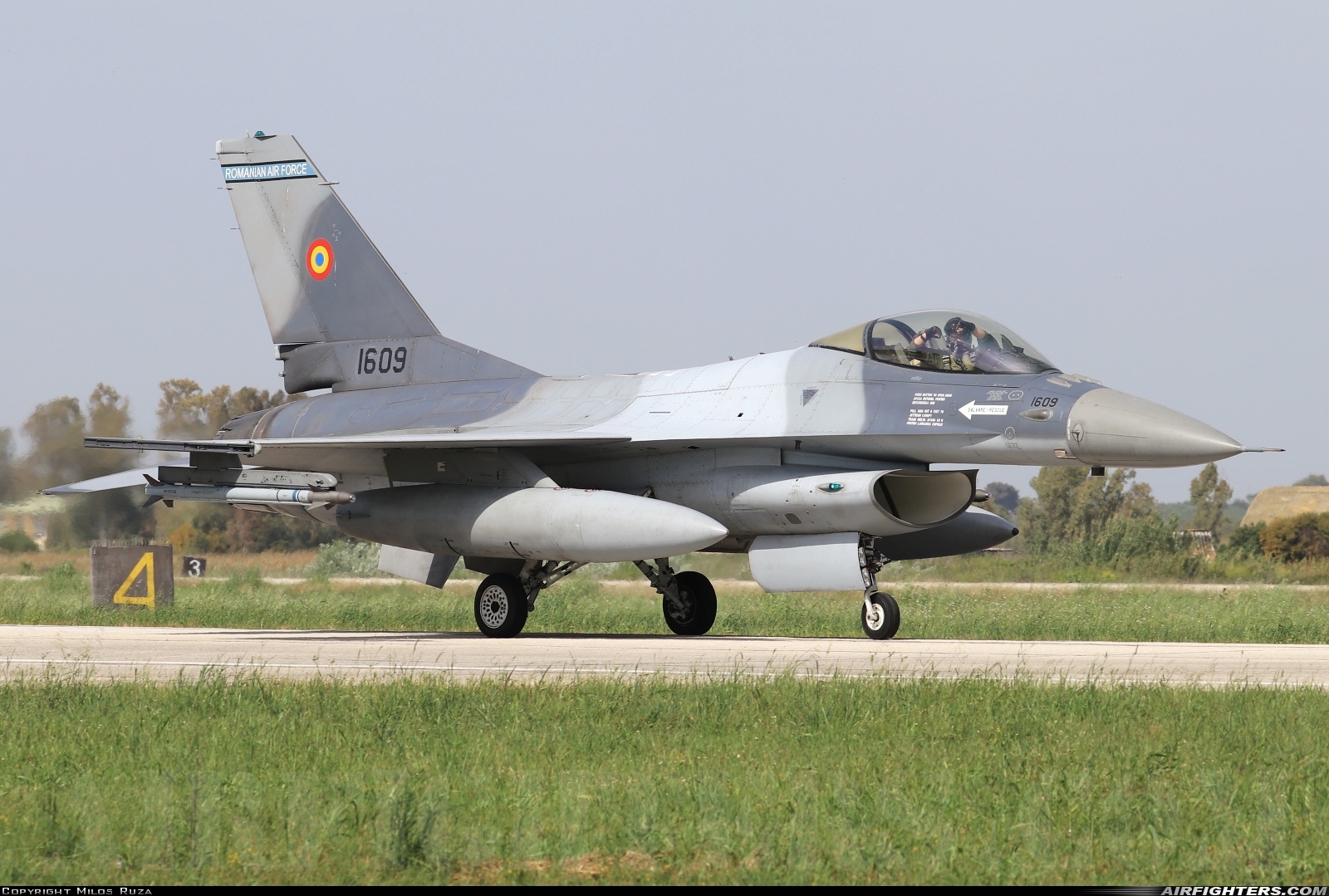Romania - Air Force General Dynamics F-16AM Fighting Falcon 1609 at Andravida (Pyrgos -) (PYR / LGAD), Greece
