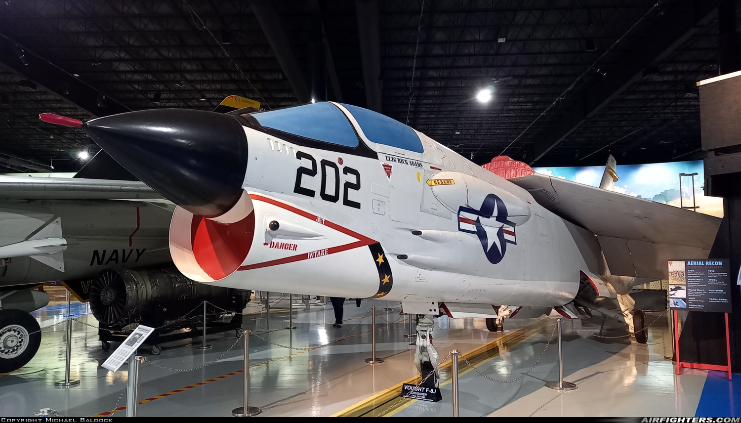 USA - Navy Vought F-8J Crusader 150904 at Kalamazoo / Battle Creek - Int. (Municipal) (AZO / KAZO), USA