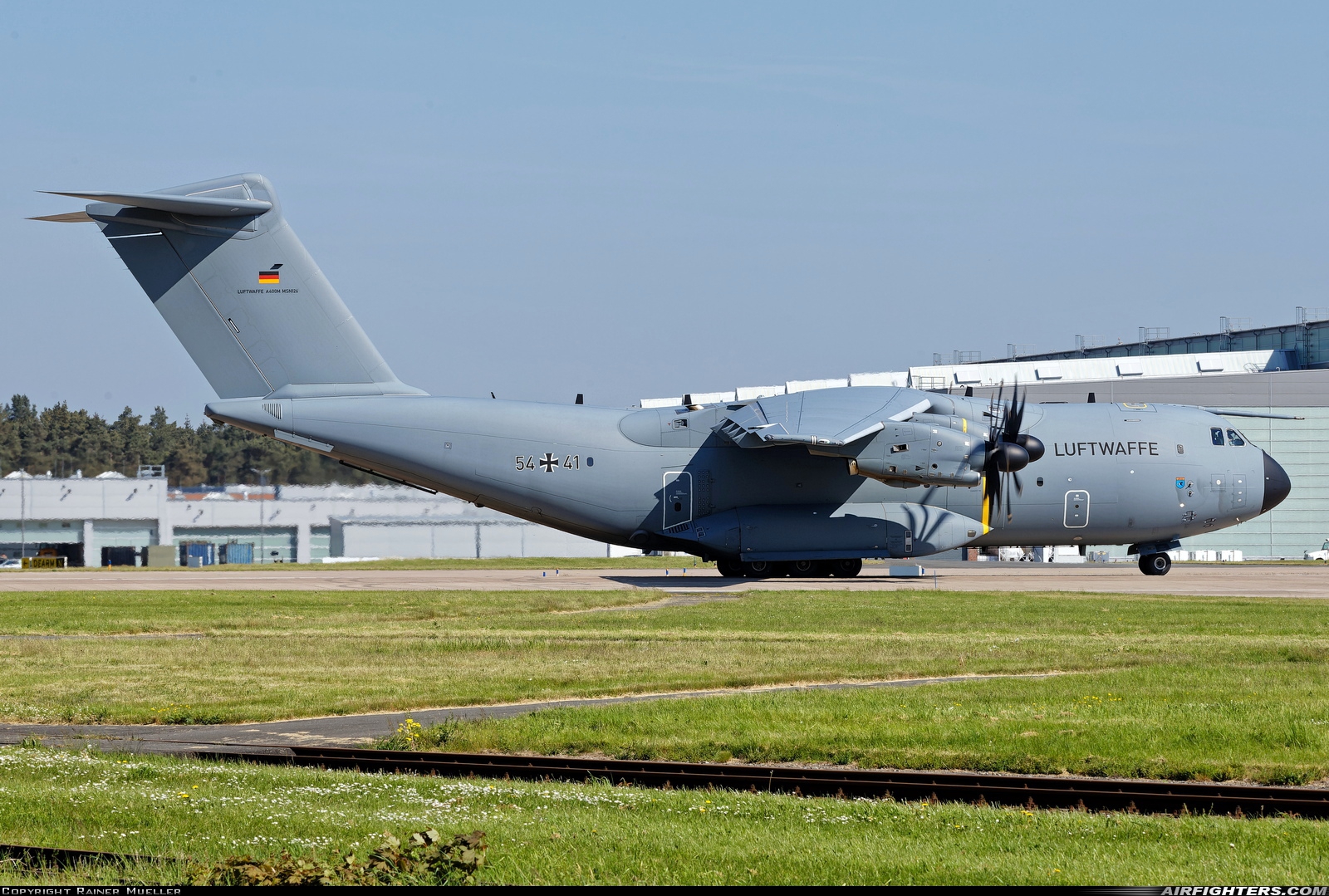 Germany - Air Force Airbus A400M-180 Atlas 54+41 at Wunstorf (ETNW), Germany