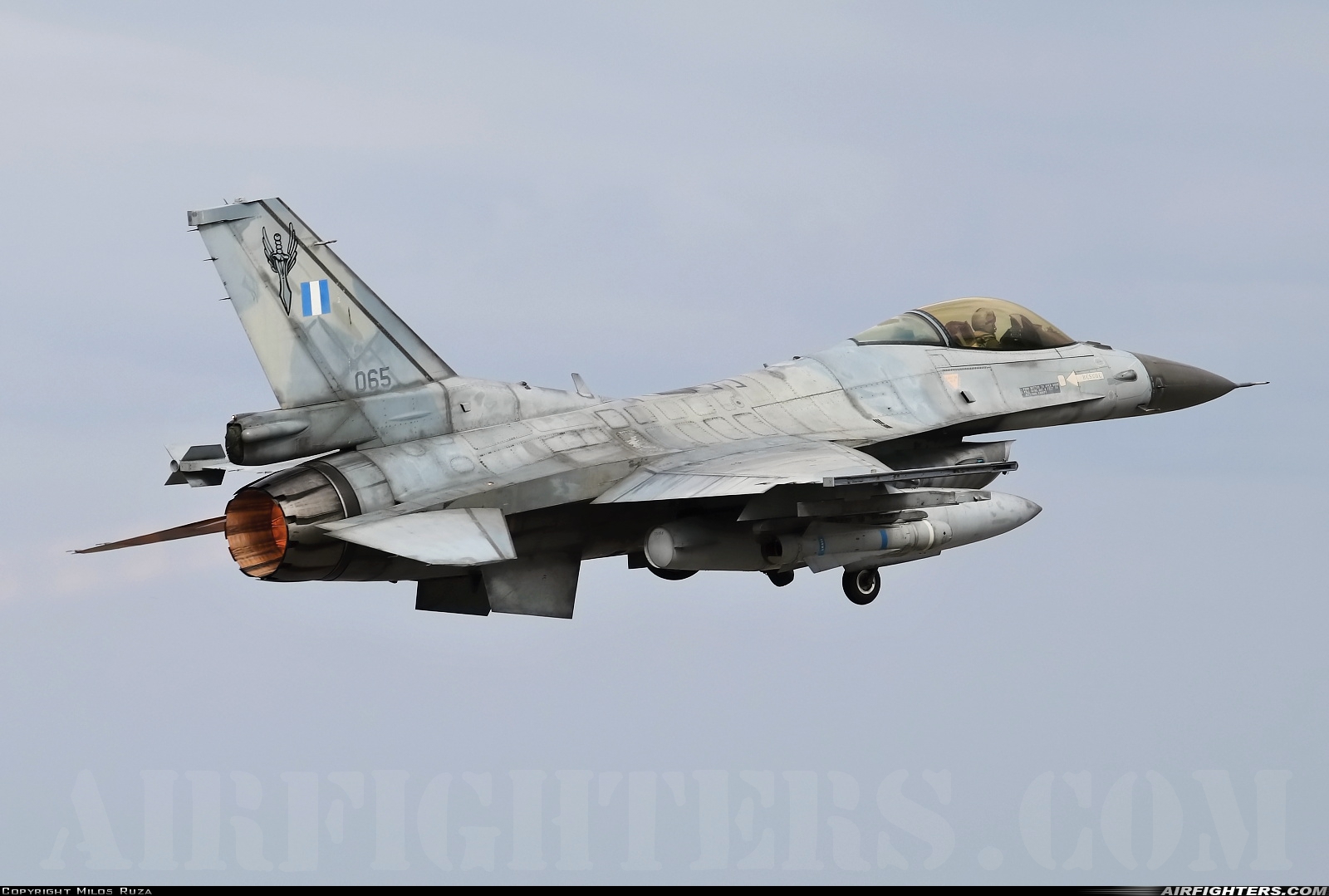 Greece - Air Force General Dynamics F-16C Fighting Falcon 065 at Andravida (Pyrgos -) (PYR / LGAD), Greece