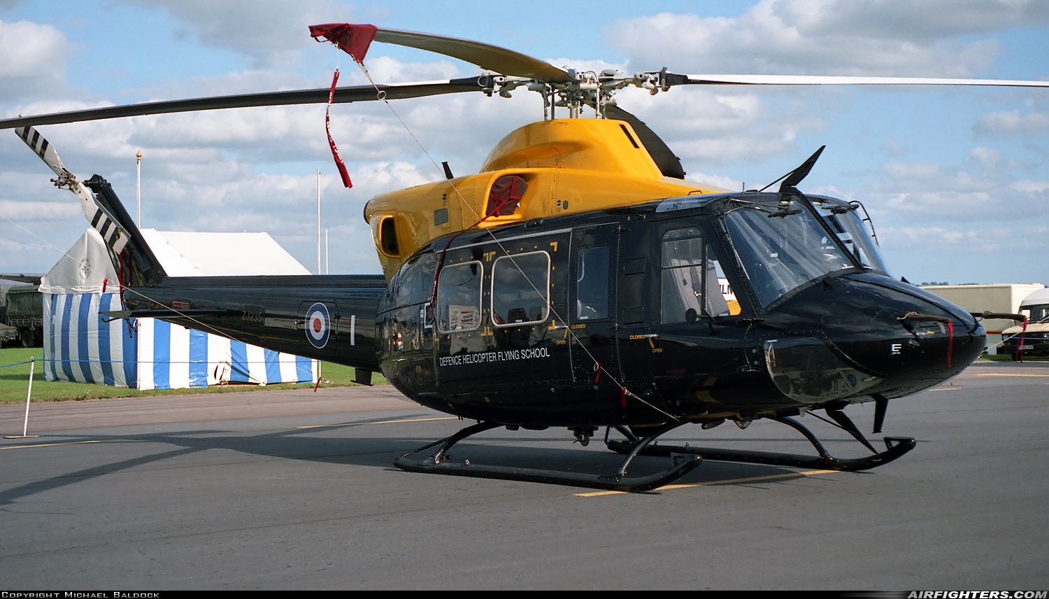 UK - Air Force Bell 412EP Griffin HT1 ZJ235 at Yeovilton (YEO / EGDY), UK