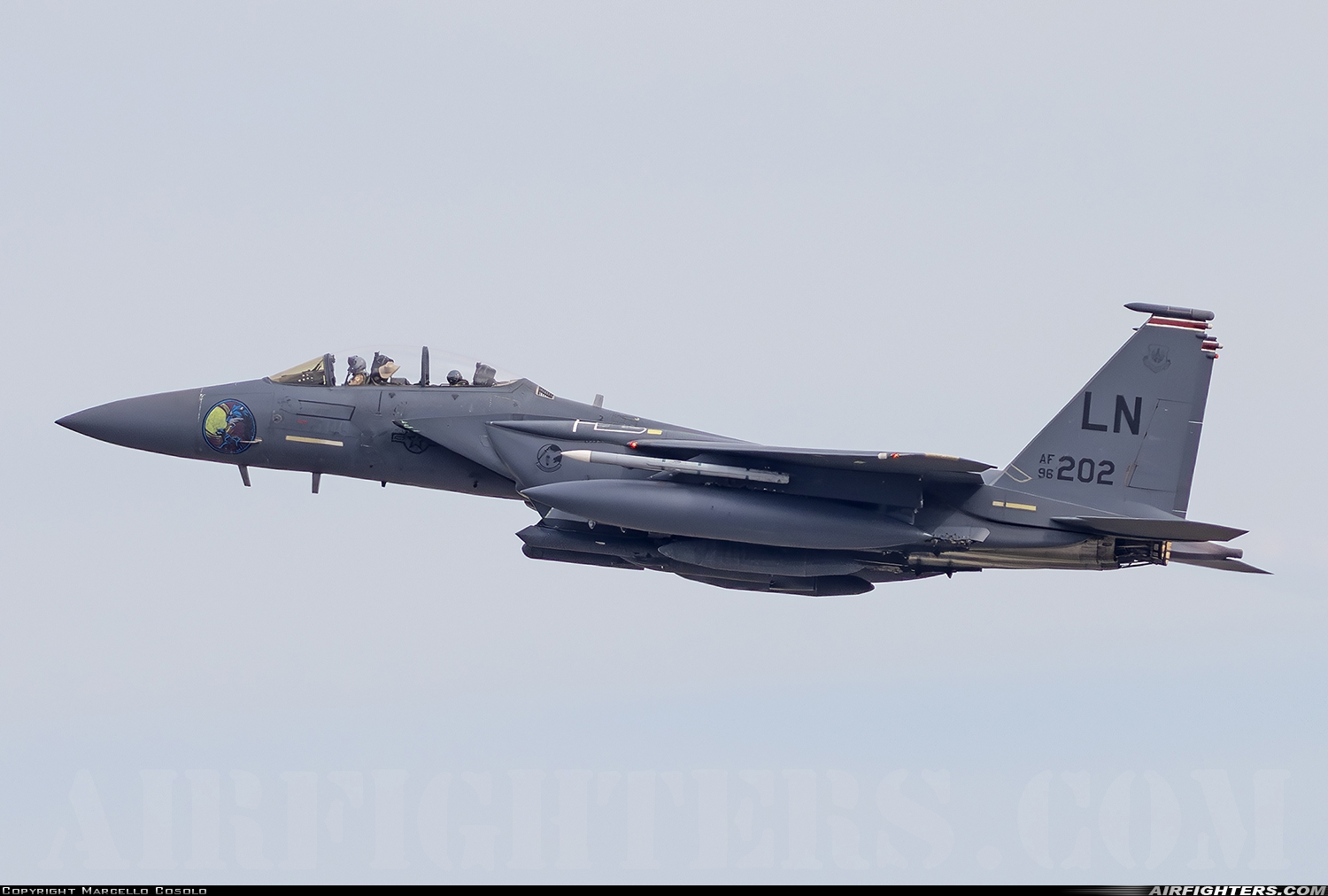 USA - Air Force McDonnell Douglas F-15E Strike Eagle 96-0202 at Aviano (- Pagliano e Gori) (AVB / LIPA), Italy