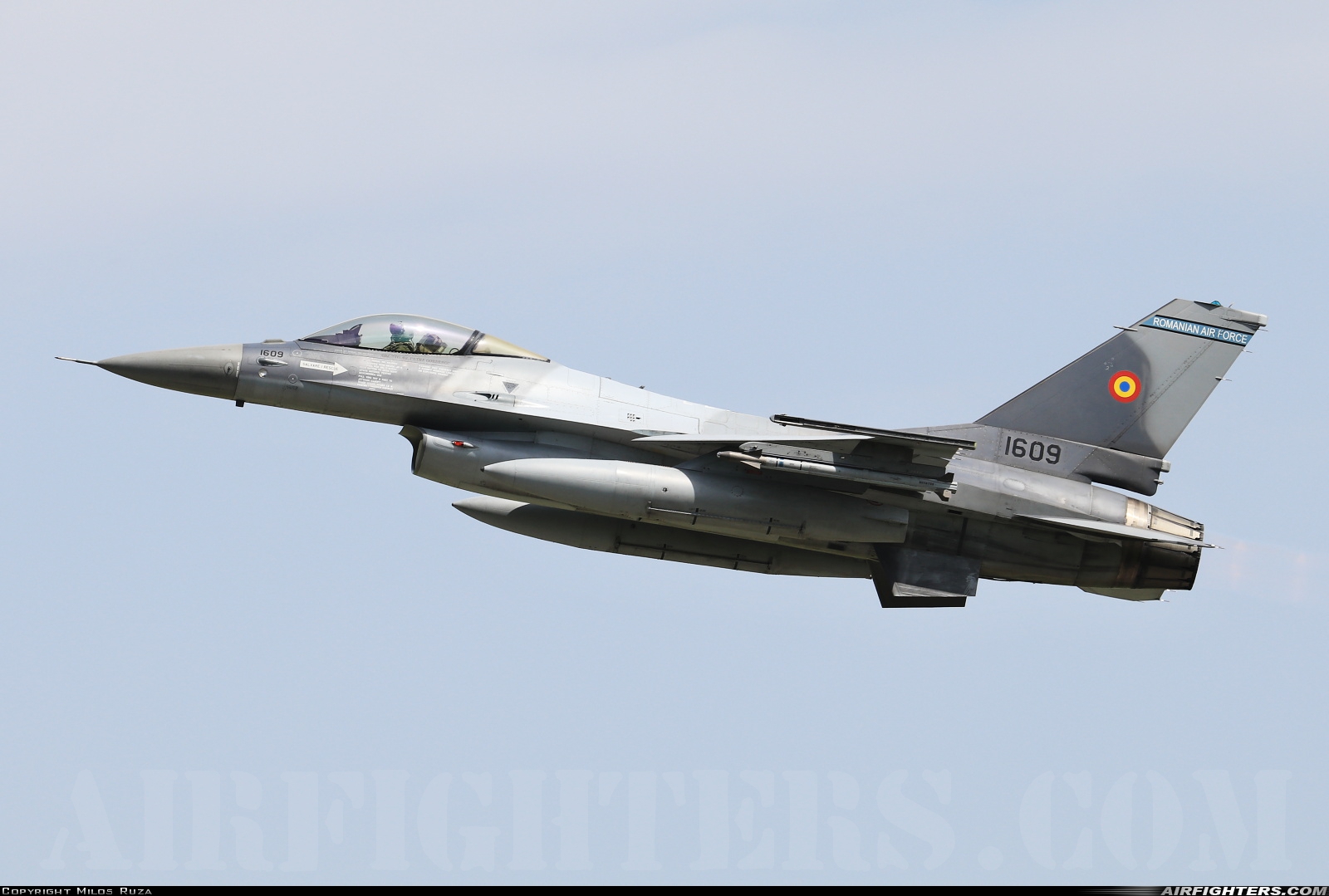 Romania - Air Force General Dynamics F-16AM Fighting Falcon 1609 at Andravida (Pyrgos -) (PYR / LGAD), Greece