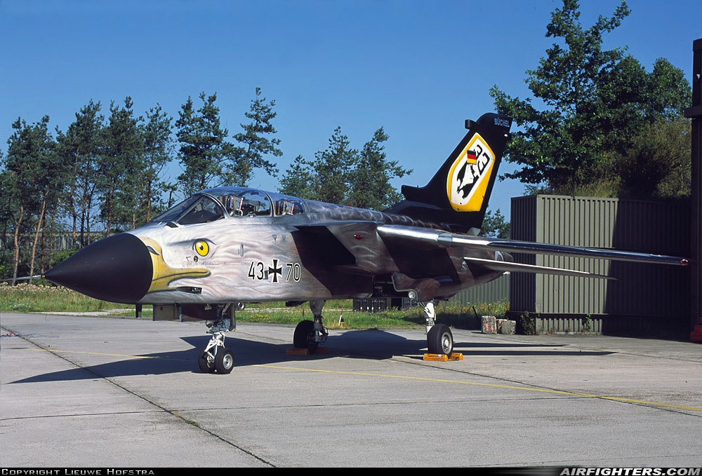 Germany - Air Force Panavia Tornado IDS 43+70 at Wittmundhafen (Wittmund) (ETNT), Germany