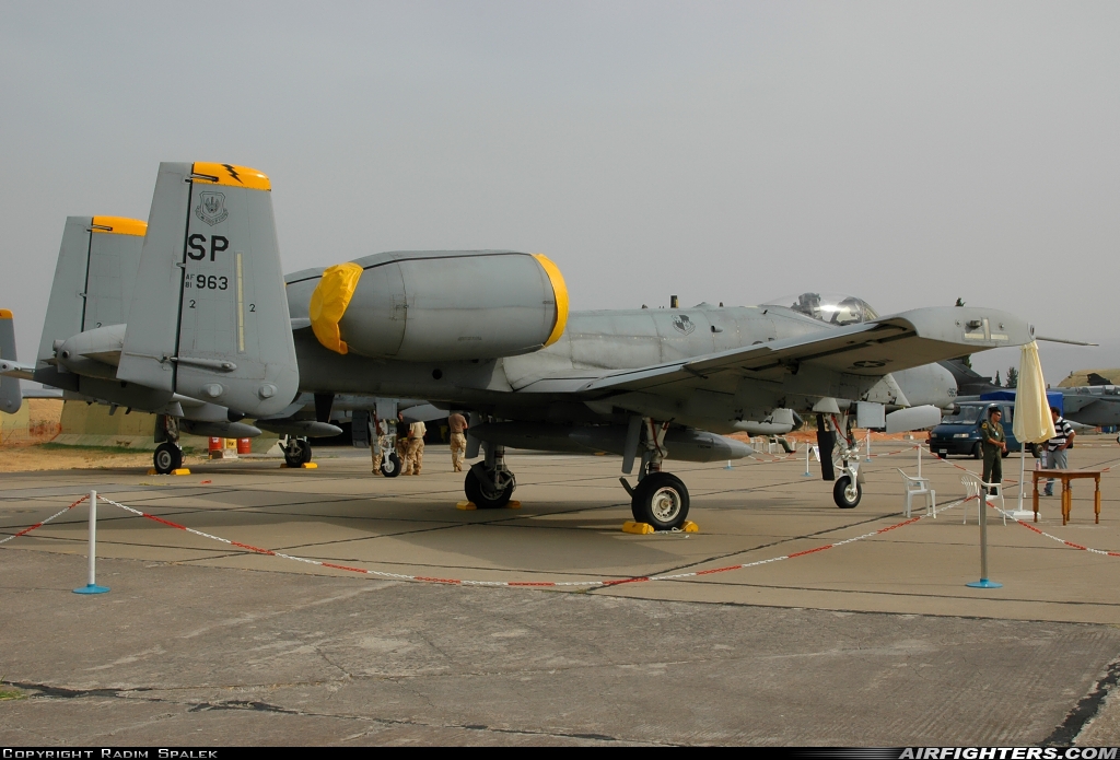 USA - Air Force Fairchild OA-10A Thunderbolt II 81-0963 at Tanagra (LGTG), Greece