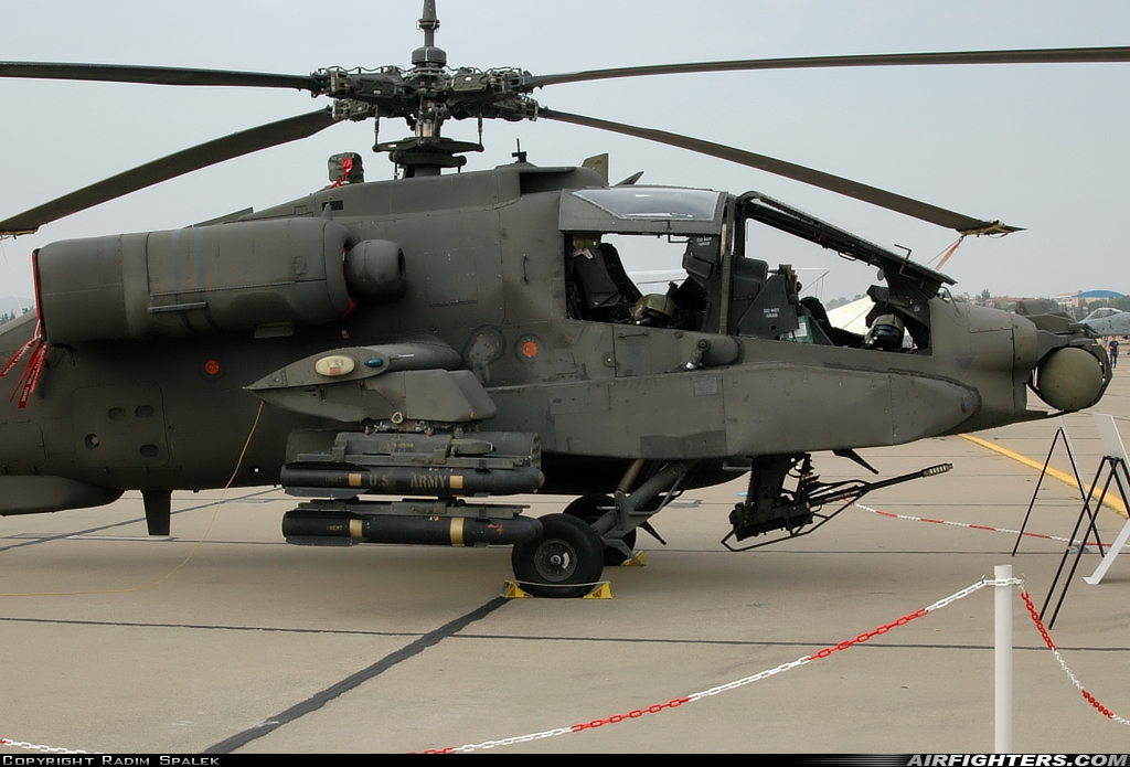 Greece - Army McDonnell Douglas AH-64A+ Apache ES1019 at Tanagra (LGTG), Greece