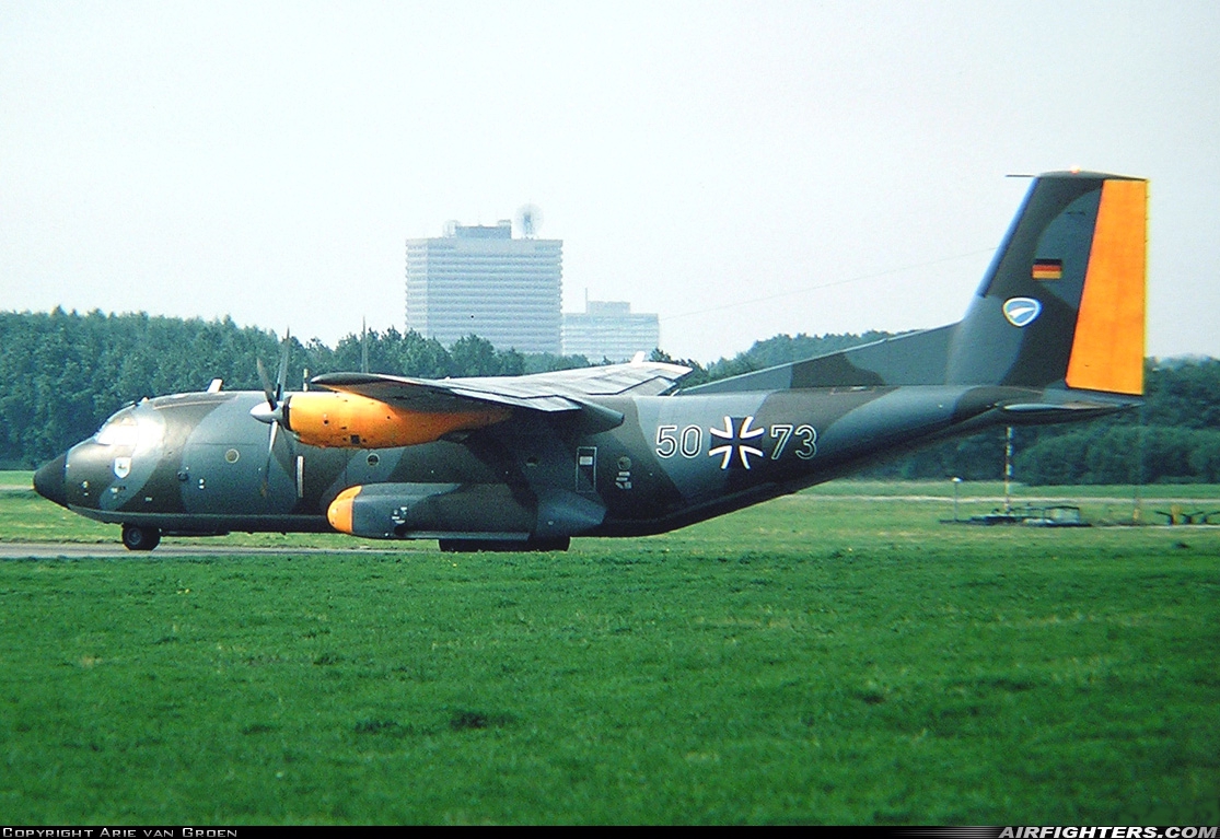 Germany - Air Force Transport Allianz C-160D 50+73 at The Hague - Ypenburg (EHYB), Netherlands
