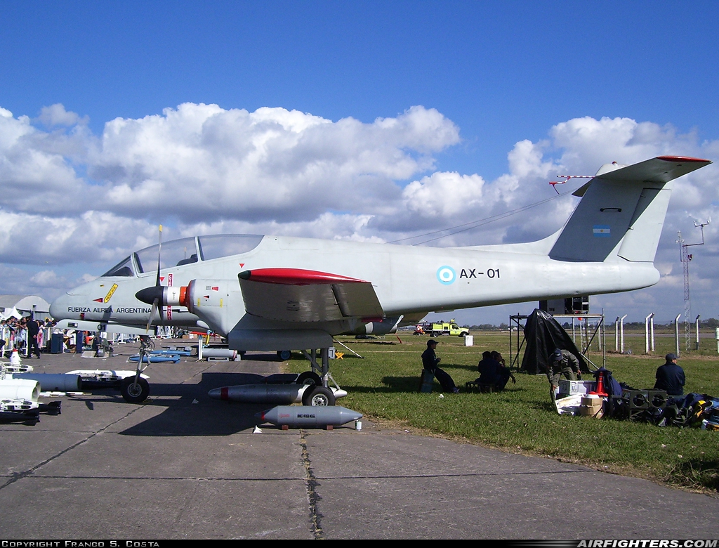 Argentina - Air Force FMA IA-58A Pucara AX-01 at Moron (MOR / SADM), Argentina