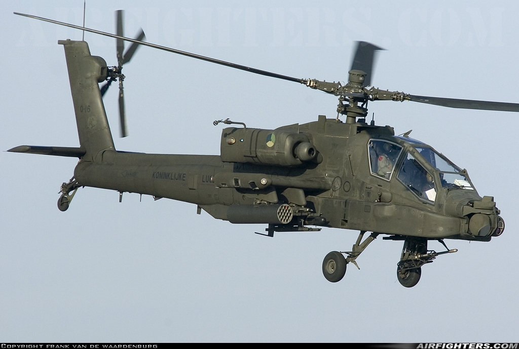 Netherlands - Air Force Boeing AH-64DN Apache Longbow Q-16 at Breda - Gilze-Rijen (GLZ / EHGR), Netherlands